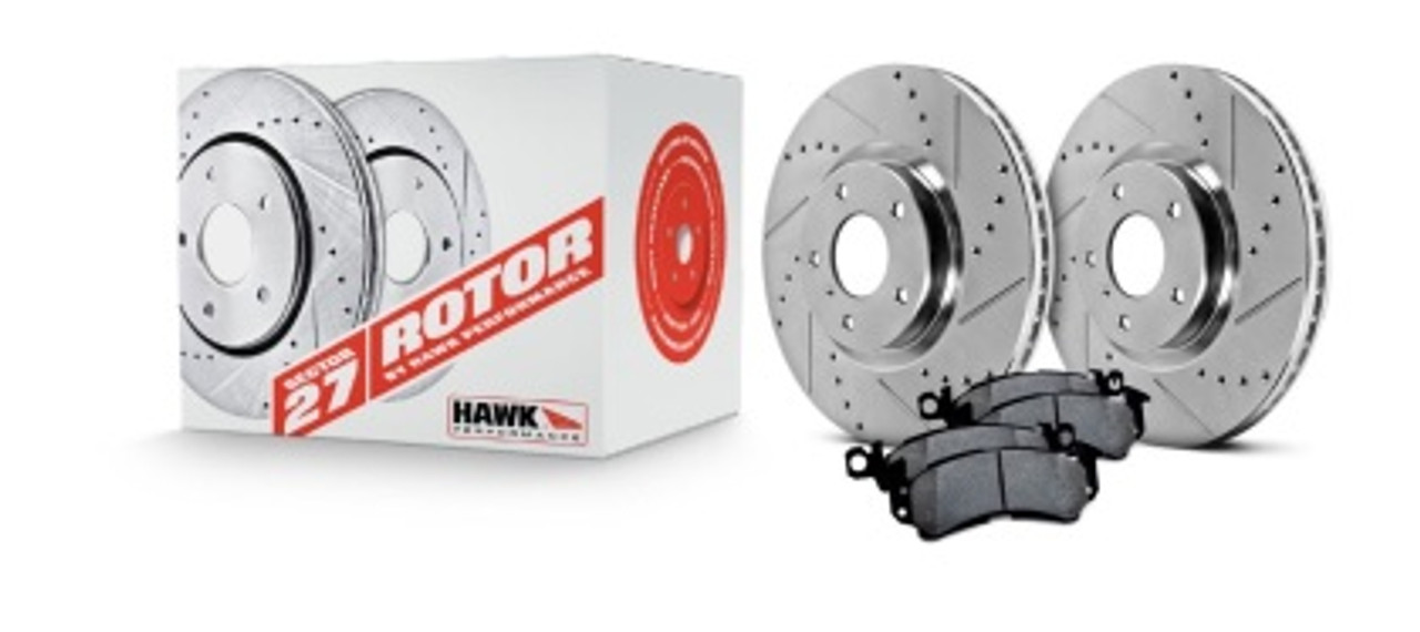 Hawk sector 27 rotors and B code pads