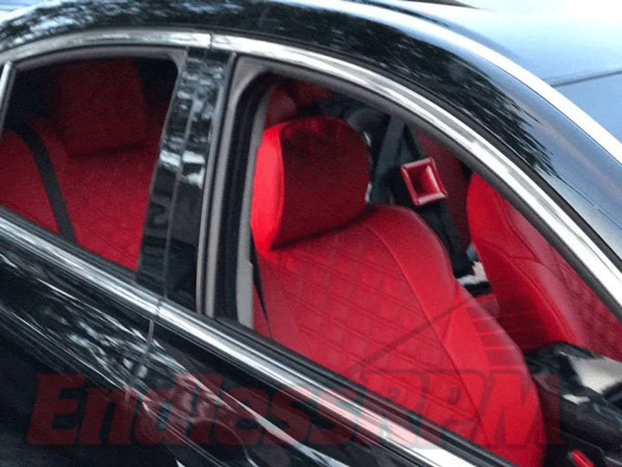 Acura TL 09-14 custom seats - diamond pattern single color - clazzio