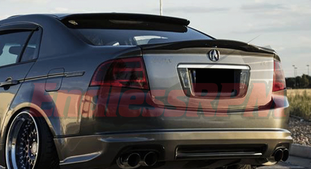 Acura TL carbon fiber Trunk Duck lip