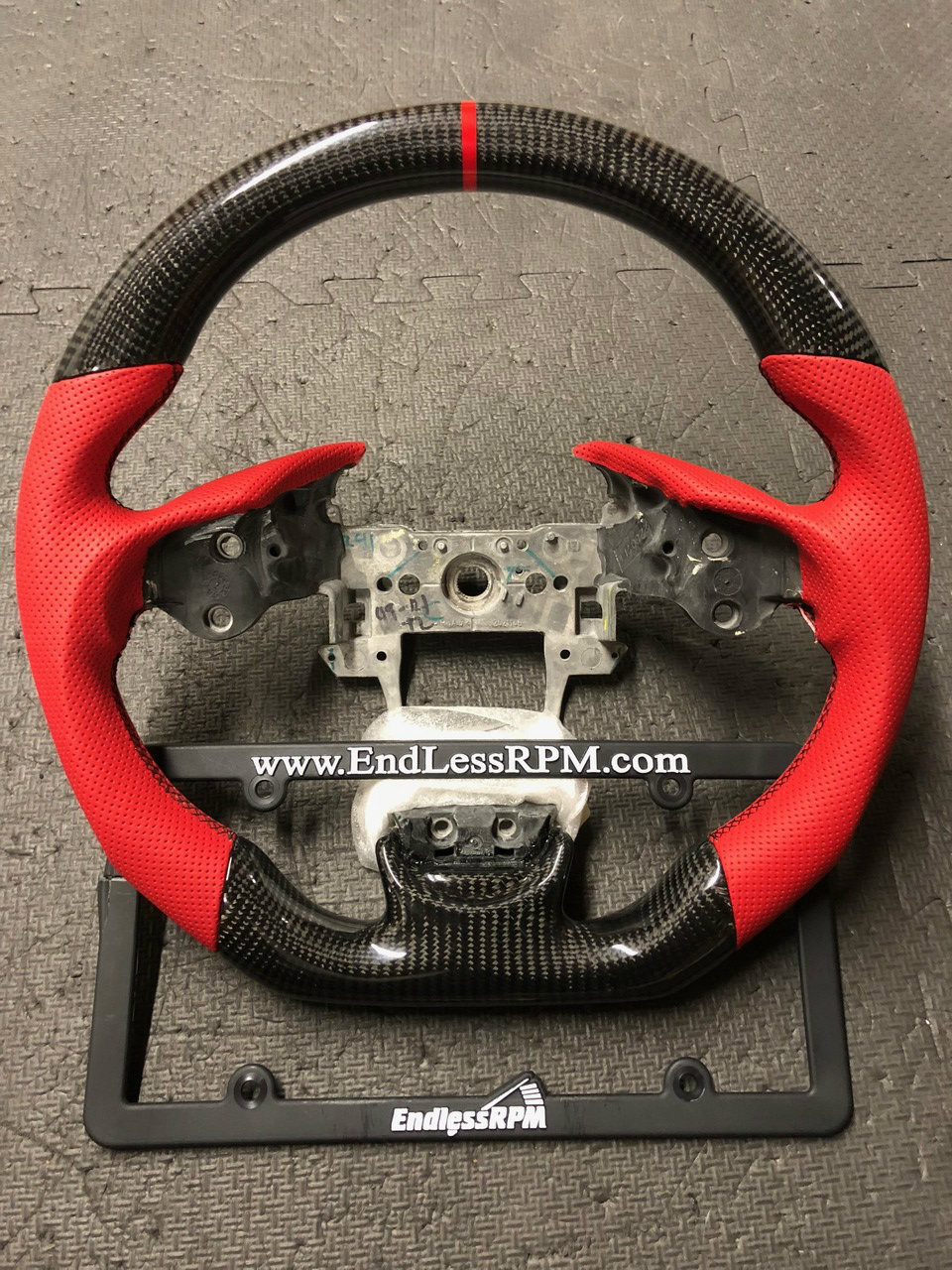 acura tl 4th gen 2009-2014 custom carbon fiber steering wheel