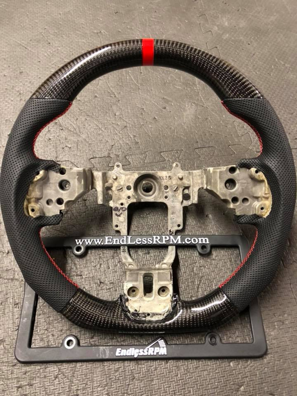 Custom Steering Wheel (2008-2015 Mitsubishi Evolution) - evolution forged carbon steering wheel