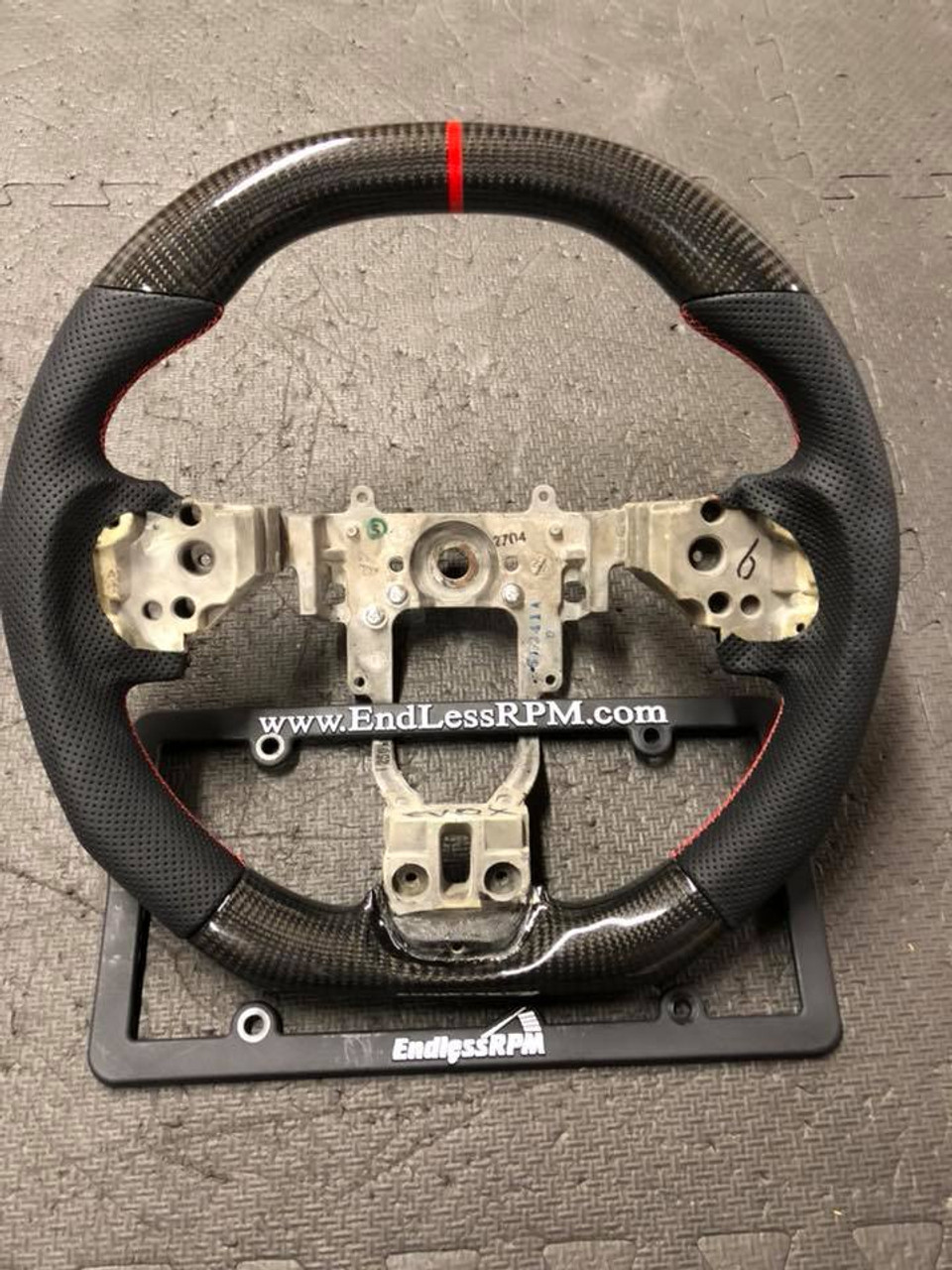 Custom Steering Wheel (2008-2015 Mitsubishi Evolution) - evolution forged carbon steering wheel