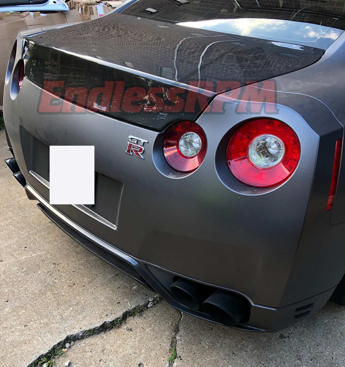 Nissan GTR R35 Carbon Fiber Trunk - 2009-2015 - Fiber Kreations