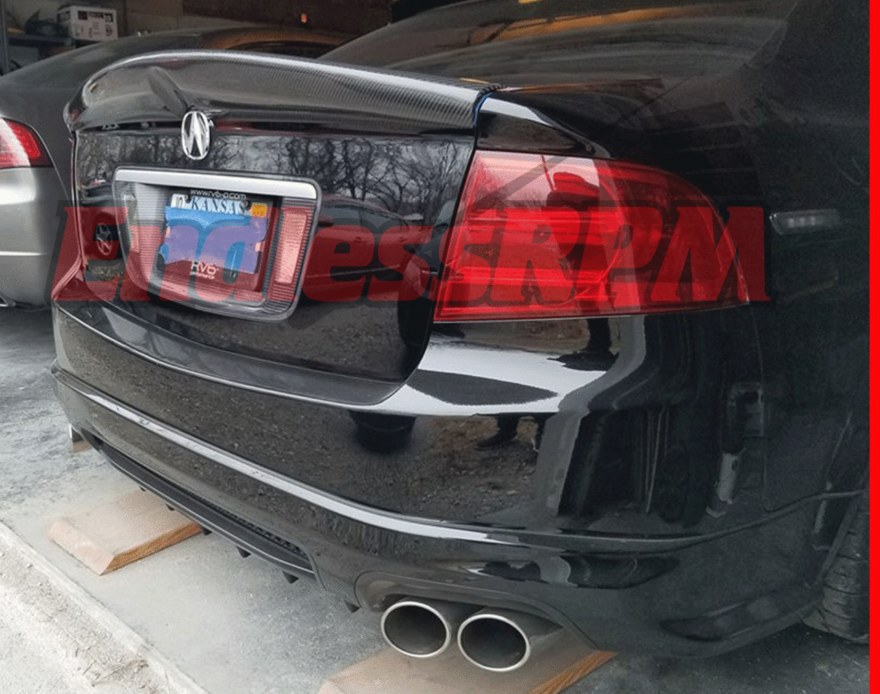 Acura TL carbon fiber Trunk csl lip spoiler