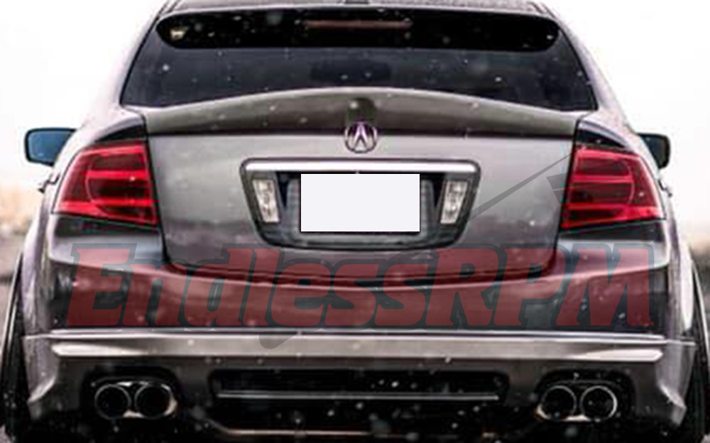 Acura TL carbon fiber Trunk csl lip spoiler