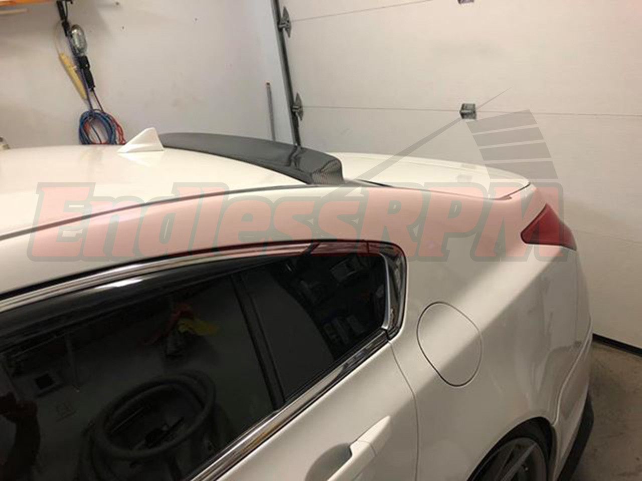 Acura TL 2009-2014 Fiber Kreations UA8 UA9 Roof Spoiler ( Fiberglass +  Carbon Fiber )