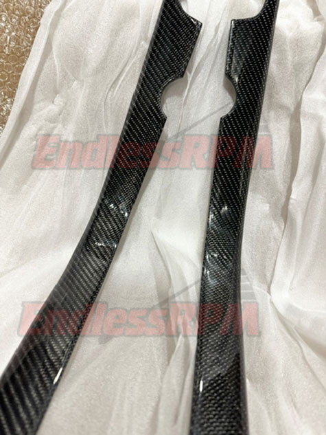 Acura TL 2004-2008 Real Carbon Fiber Wrapped OEM Radio Trims - Both Sides