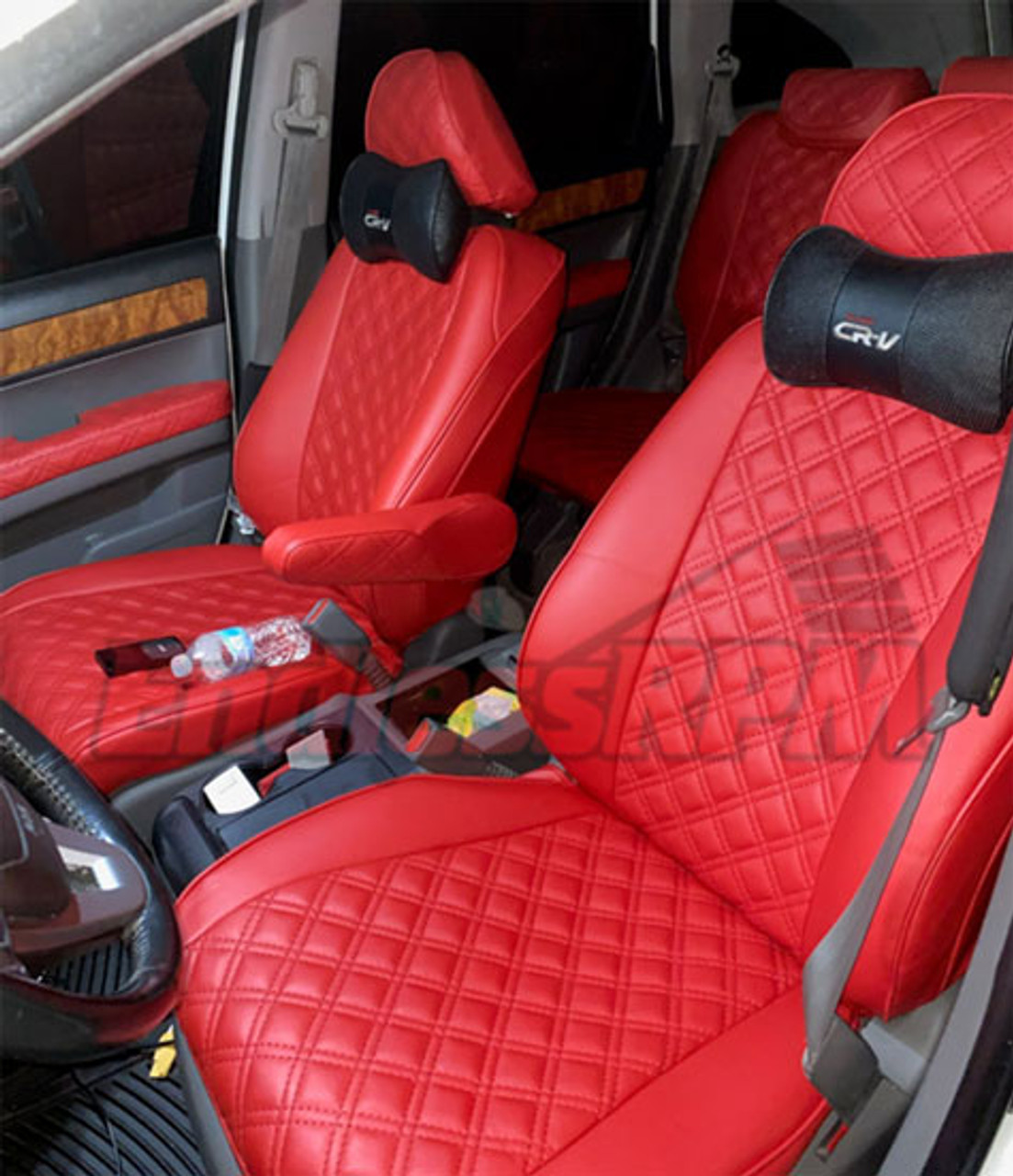 Clazzio Seat Covers Honda CRV 2010-2019 ( EX/LX MODEL) - Single Color Diamond