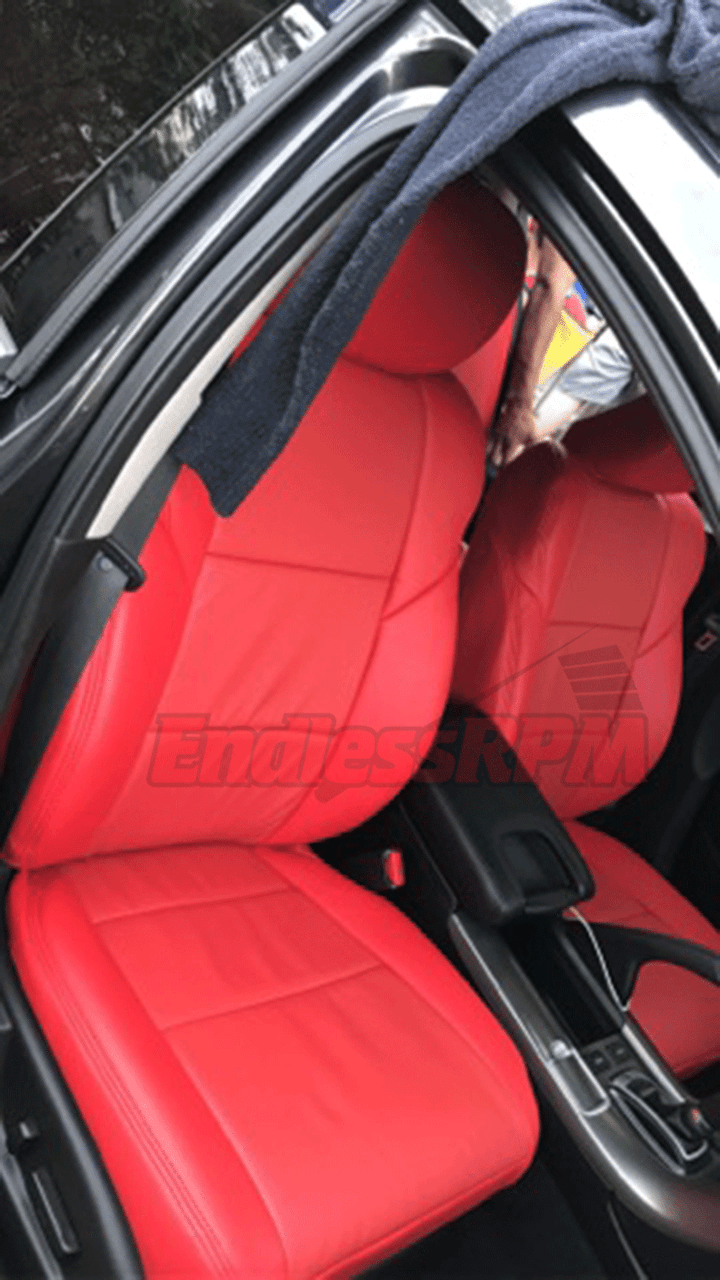 Clazzio Seat Covers Honda Accord Sedan 2003-2012 - Single Color Plain Perforated Leather 