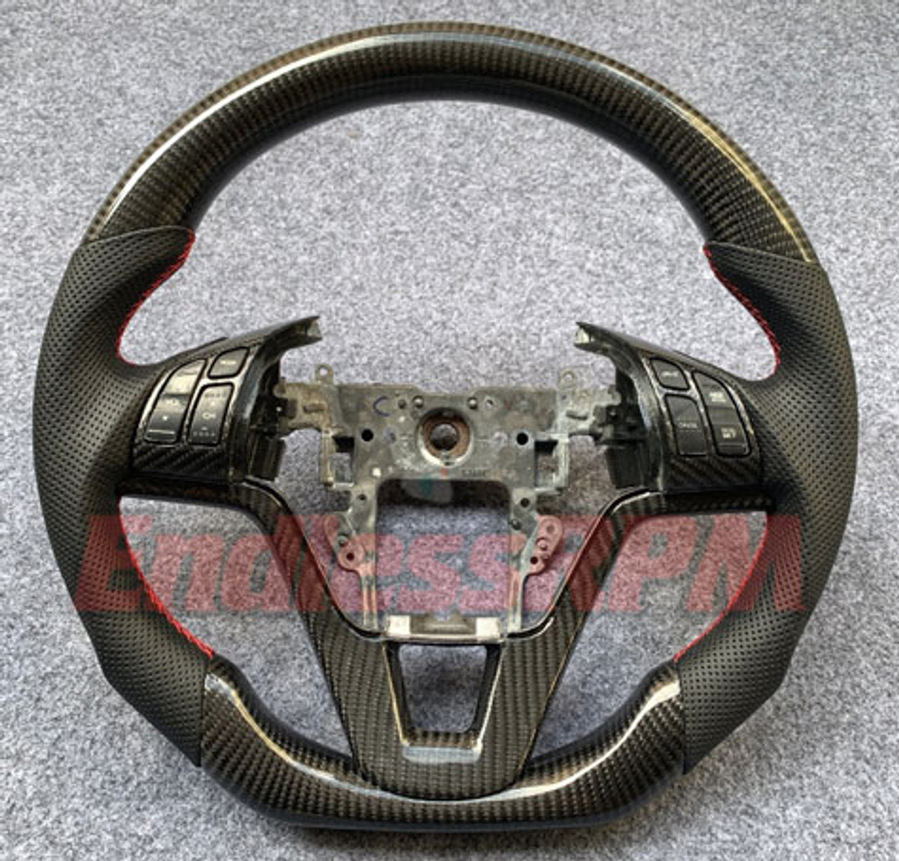 Honda CRV 2007-2011 - Carbon Fiber steering wheel WITH faceplate ( as pictured )