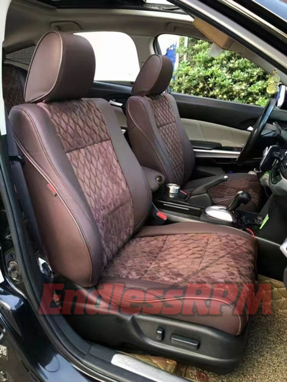 ERPM Seat Covers - All Honda - Hexagon Style Nappa Leather