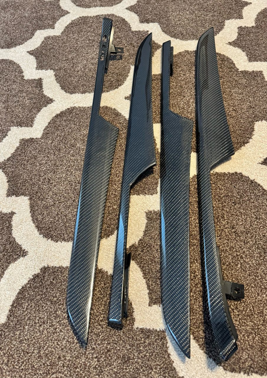 Real Carbon Fiber Acura TL 2004-2008 Interior Door Trims