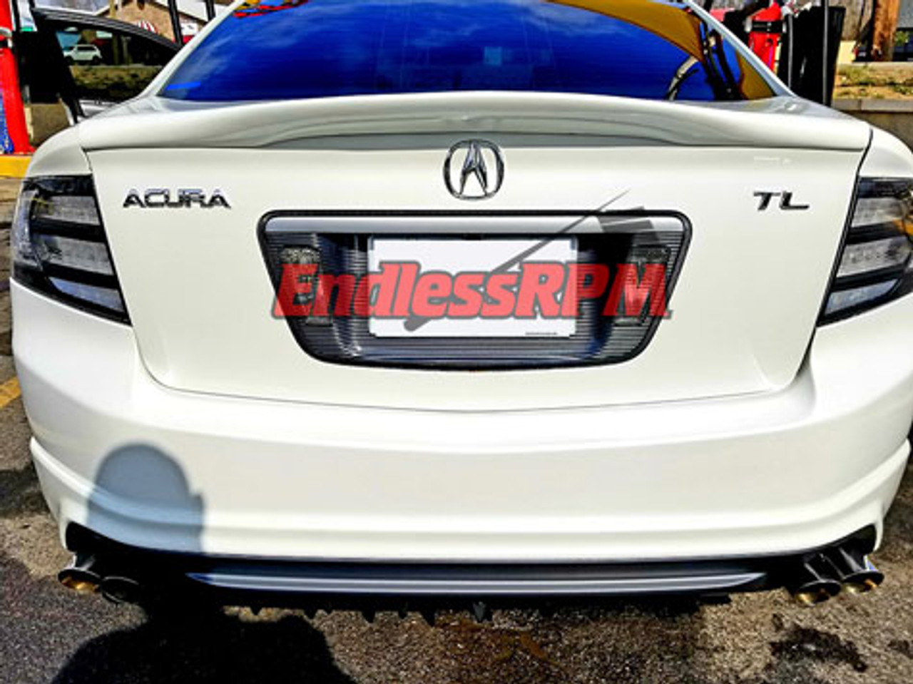 B GRADE - 2004-2008 Acura TL DuckLip Style Trunk Spoiler (Paintable - SOLD AS IS) - no returns