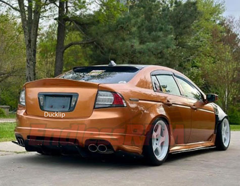  Acura TL FIBERGLASS (NON CARBON) Trunk UA6 UA7 - Fits all 2004-2008