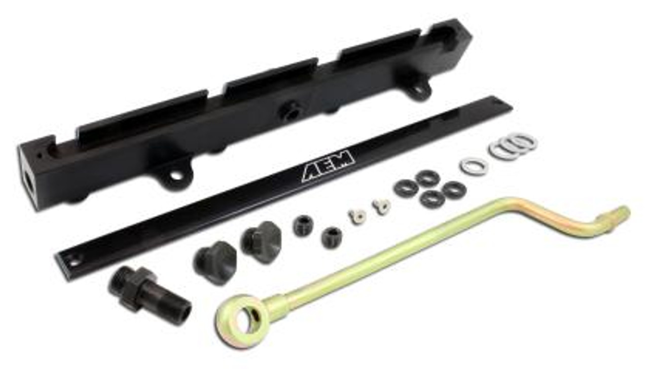 AEM 02-06 RSX Base/TypeS Black Fuel Rail