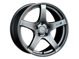 SSR GTV01 18x9.5 5x114.3 45mm Offset Phantom Silver Wheel