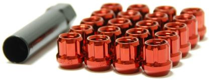 Wheel Mate Muteki SR35 Close End Lug Nuts w/ Lock Set - Blue 12x1.25 35mm main image 1