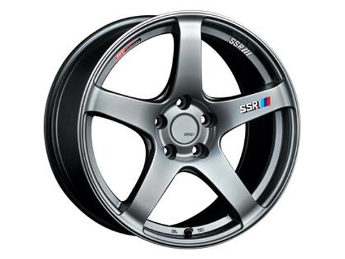 SSR GTV01 18x8.5 5x114.3 48mm Offset Phantom Silver Wheel