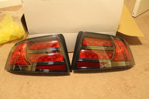 TYPE-S TL tail lights (left and right) with rear smoked side markers (left and right) combo
