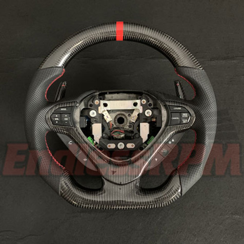 Acura tsx 2009-2014 custom steering wheel carbon fiber fibre