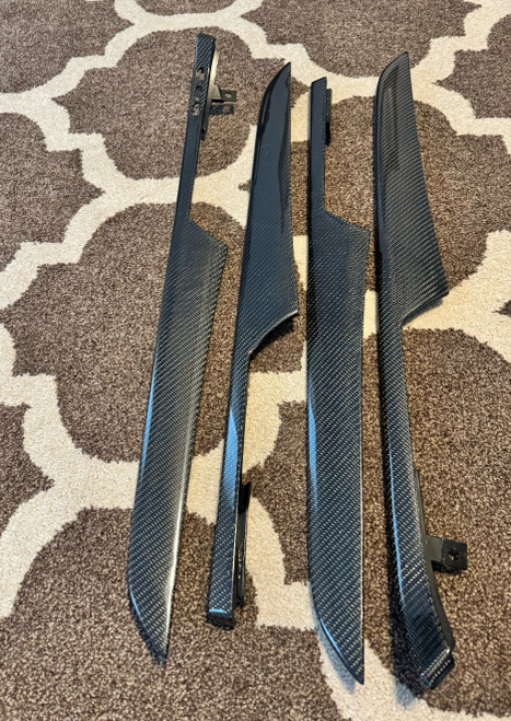Real Carbon Fiber Acura TL 2004-2008 Interior Door Trims