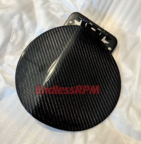 Acura TL 2009-2014 Real Carbon Fiber Wrapped OEM Gas Door Lid