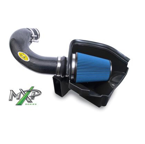 Airaid 11-14 Ford Mustang GT 5.0L MXP Intake System w/ Carbon Fiber Tube (Dry / Blue Media)