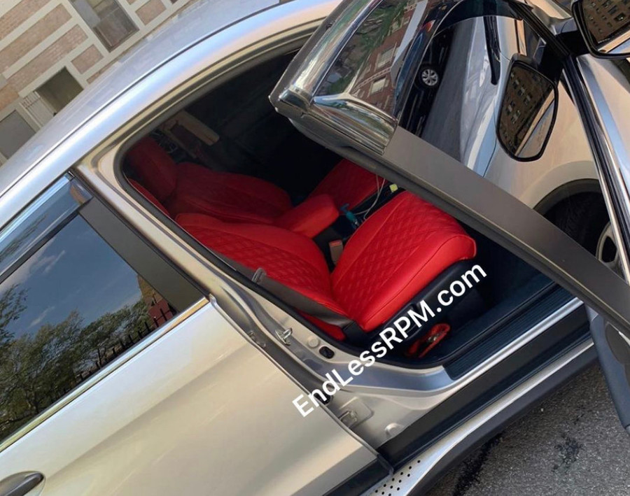 Clazzio Seat Covers Honda CRV 2010-2019 ( EX/LX MODEL) - Single Color Diamond