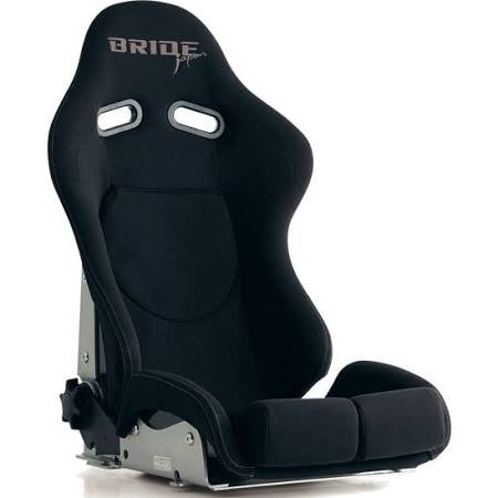 Bride Cusco Stradia II+C FRP - Black Suede Center/ Red Stitch