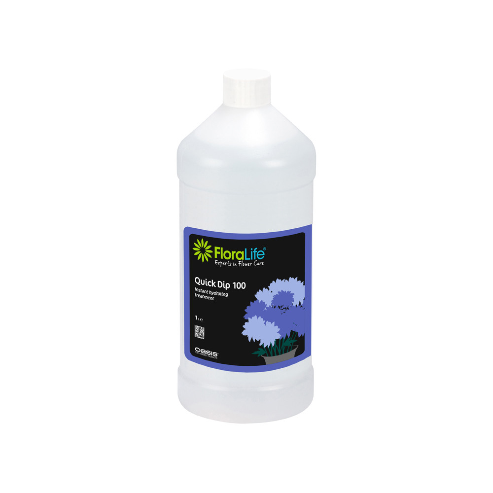 Oasis Floralife Quick Dip Solution 1 Litre Bottle