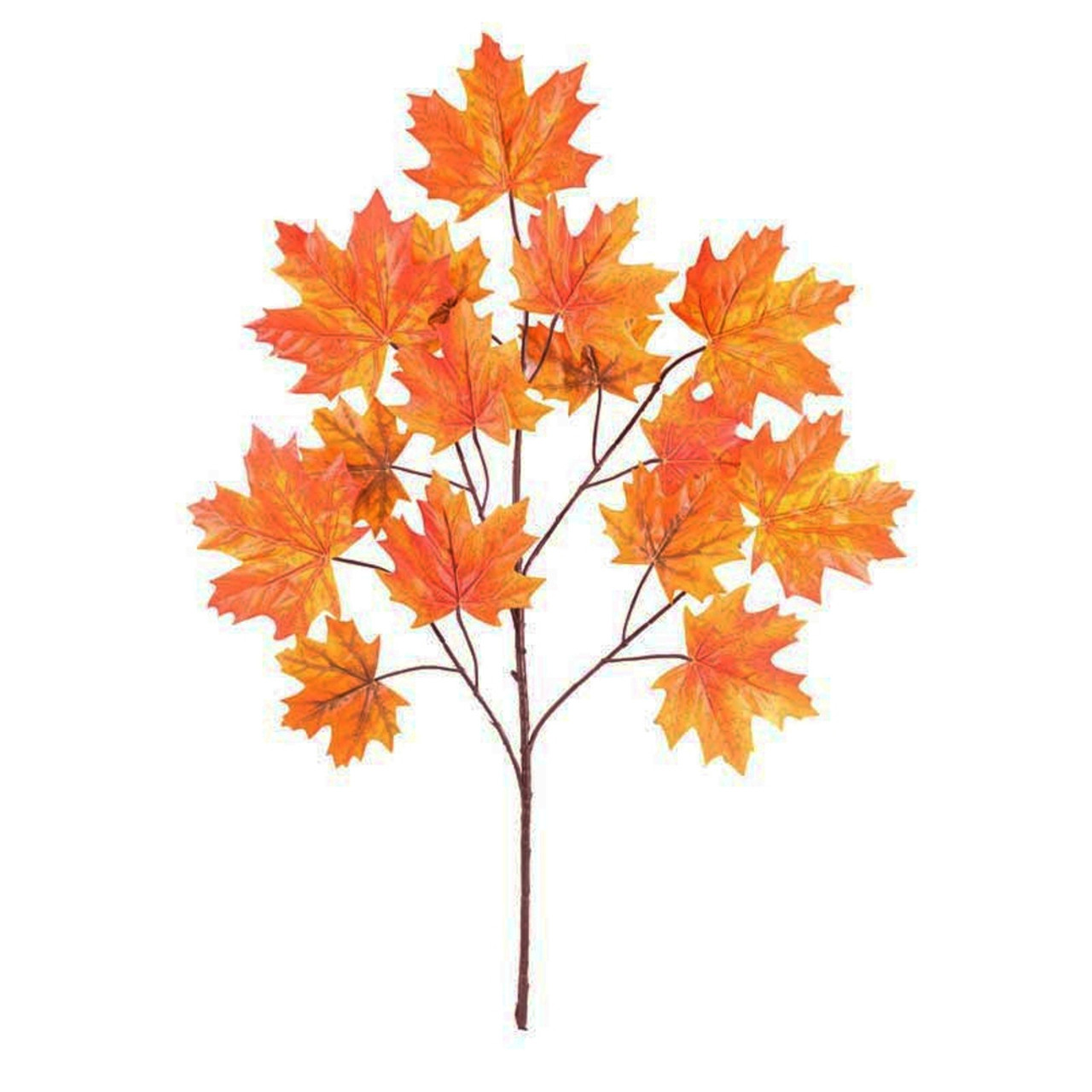 Autumn Orange Artificial Maple Vine 1.8m//6ft x 56 Leaves