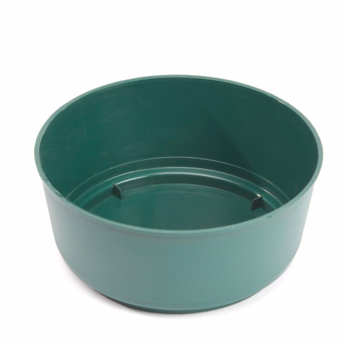Green Plastic Bulb Bowls 24cm Pack of 5