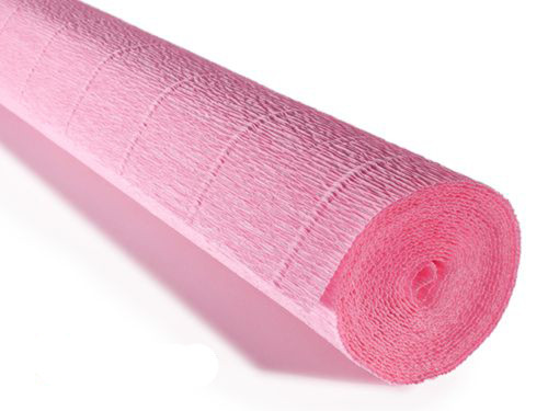 Crepe paper roll 180g (50X250cm) CANDYFLOSS PINK (Shade 549)