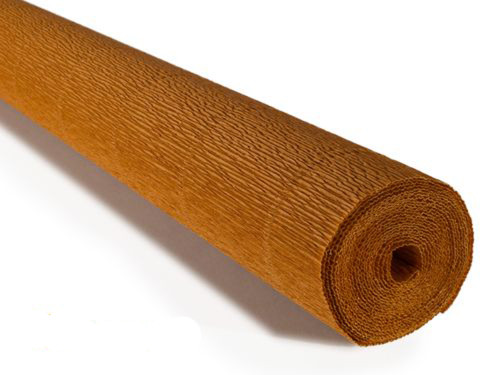 Crepe paper roll 180g (50 x 250cm) Caramel Nut Brown (shade 567)