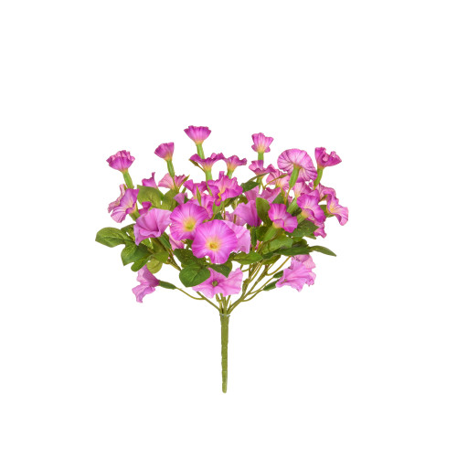 Petunia Bush Artificial Silk Upright 34cm Pink