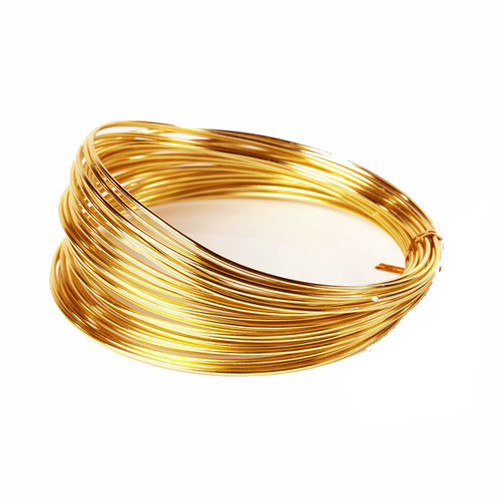Aluminium Wire 100g Light Gold