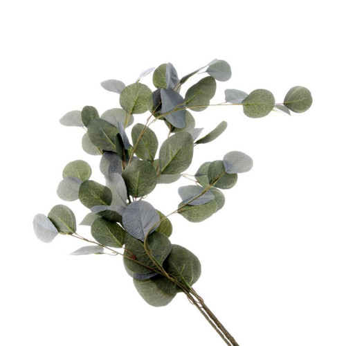 Artificial Eucalyptus Populus Green Spray