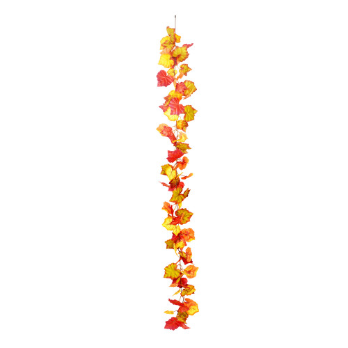 Artificial Silk Autumn Leaf Garland 180cm/6ft