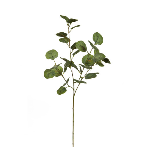 Faux Silk Eucalyptus Spray 85cm/33 Inches Grey Green