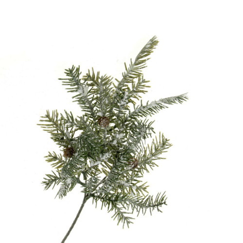 Snow Frosted Artificial Winter Pine Spray