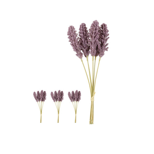 Mini Artificial Wheat Ear Stems Mauve