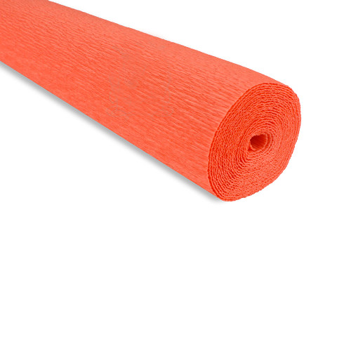 Crepe paper roll 180g (50 x 250cm) Orange (Shade 581)