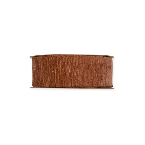 Chenille Velvet Ribbon Roll Rosewood