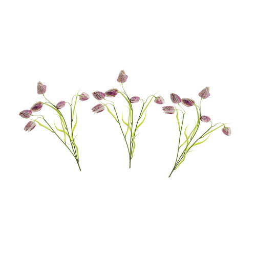 Artificial Fritillaria or Snakes Head Fritillary group