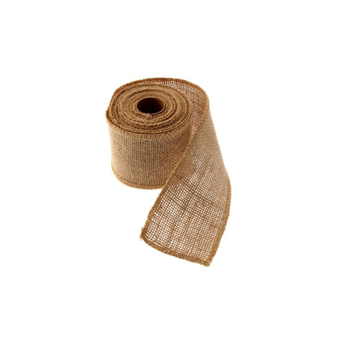 Hessian Jute Ribbon Natural 38mm