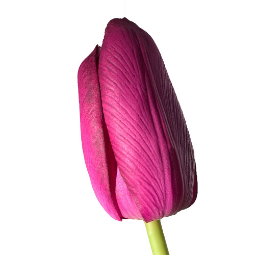 Real Touch Artificial Tulip Flower Stem Purple