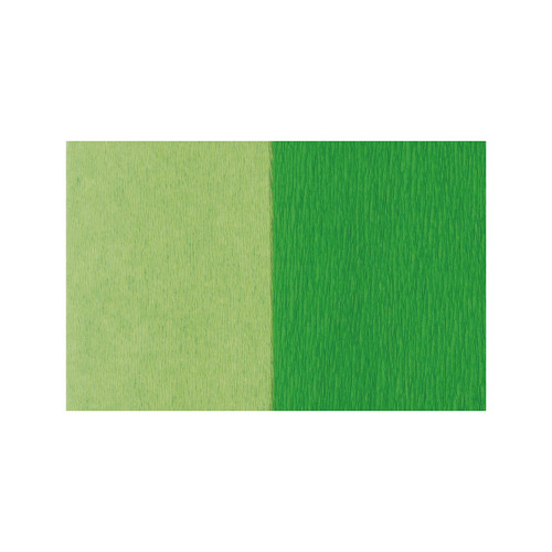 Werola Doublette Crepe Paper 25 x 125cm Light Green / Green