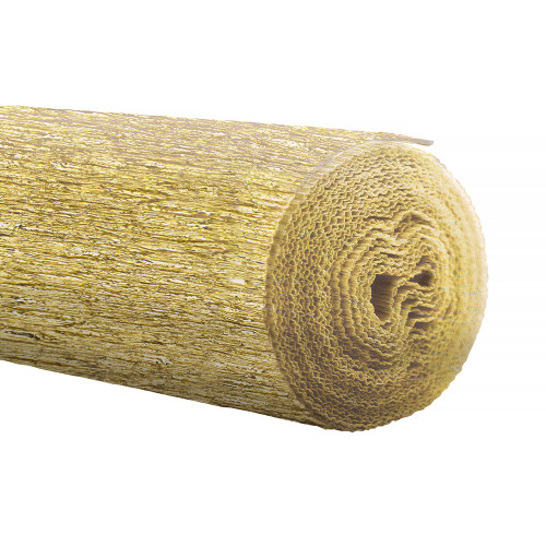 WEROLA® Florist Metallic Crepe Paper Roll Gold Aluminium