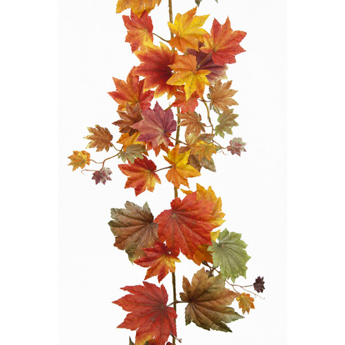 Maple Leaf Autumn Garland 182cm