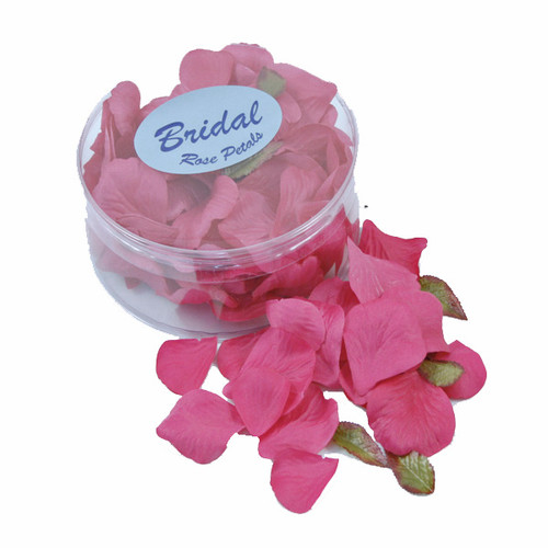 Silk Rose Petals Cerise Hot Pink